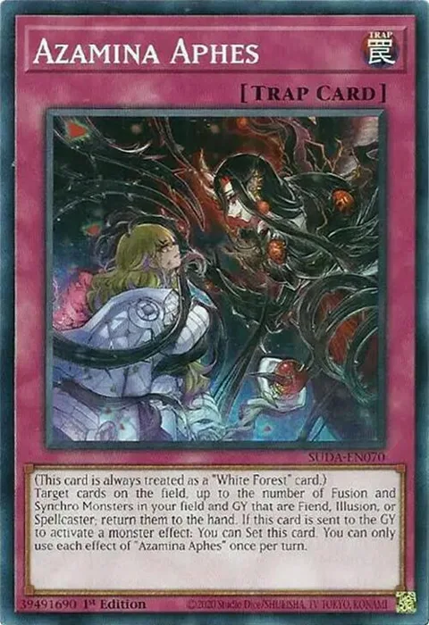 Azamina Aphes SUDA-EN070 Yu-Gi-Oh card from Supreme Darkness