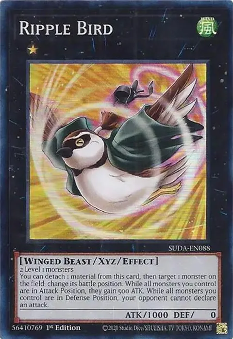 Ripple Bird SUDA-EN088 Yu-Gi-Oh card from Supreme Darkness