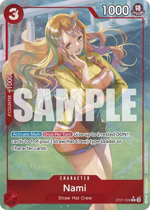 Nami Alt Art ST21-009 One Piece card from Starter Deck EX: Gear 5