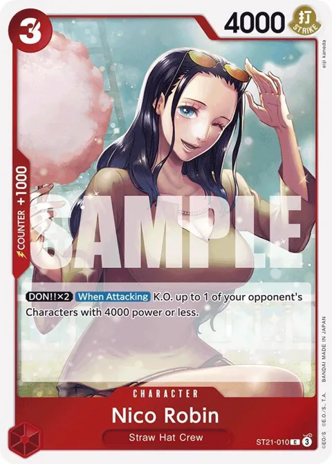 Nico Robin ST21-010 One Piece card from Starter Deck EX: Gear 5