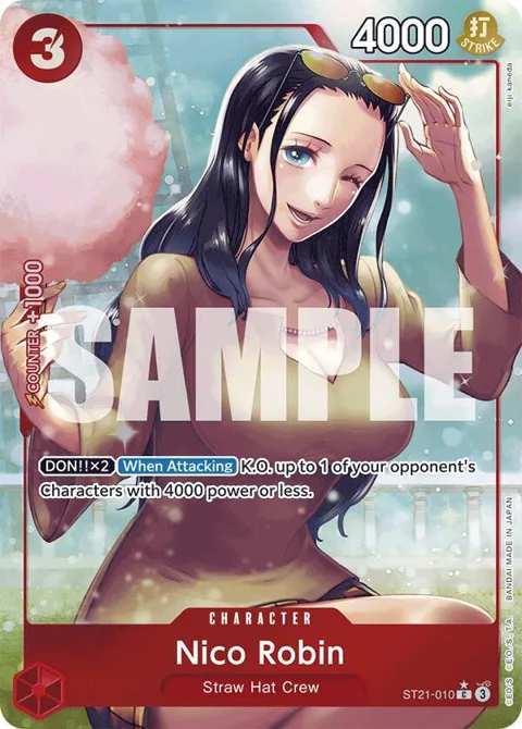 Nico Robin Alt Art ST21-010 One Piece card from Starter Deck EX: Gear 5
