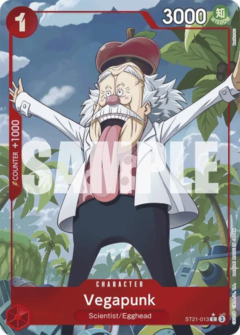 Vegapunk Alt Art ST21-013 One Piece card from Starter Deck EX: Gear 5