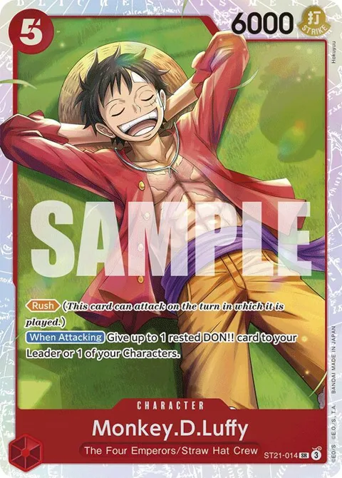 Monkey.D.Luffy ST21-014 One Piece card from Starter Deck EX: Gear 5