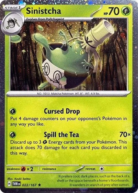 Sinistcha - 022/167 Cosmos Holo #022/167 Holofoil Pokémon card from Blister Exclusives