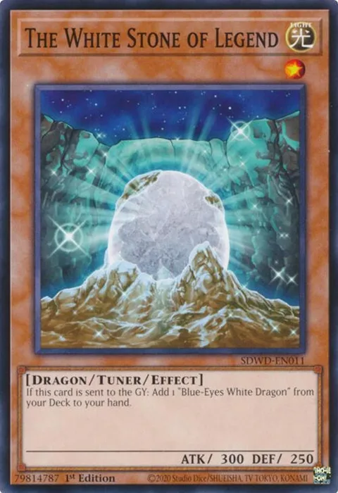 The White Stone of Legend SDWD-EN011 Yu-Gi-Oh card from Structure Deck: Blue-Eyes White Destiny