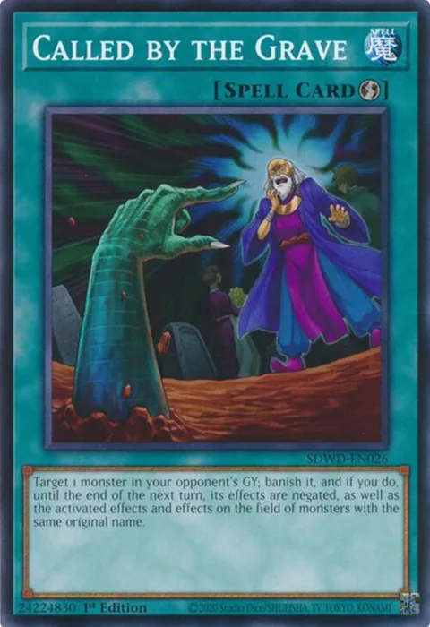 Called by the Grave SDWD-EN026 Yu-Gi-Oh card from Structure Deck: Blue-Eyes White Destiny