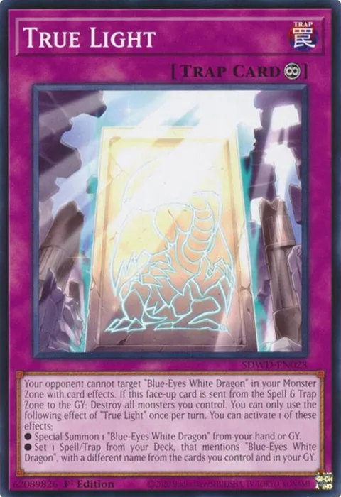 True Light SDWD-EN028 Yu-Gi-Oh card from Structure Deck: Blue-Eyes White Destiny