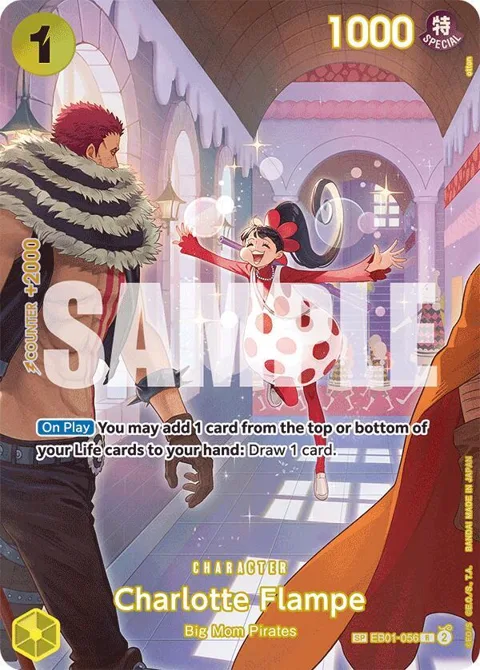 Charlotte Flampe SP EB01-056 One Piece card from Royal Blood