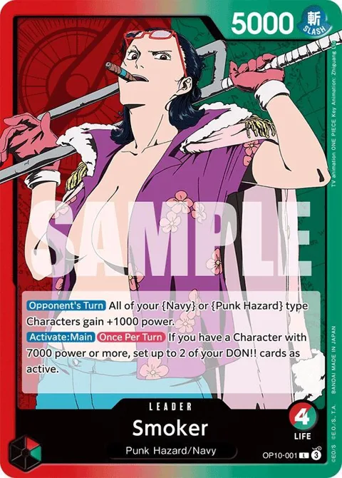 Smoker OP10-001 One Piece card from Royal Blood