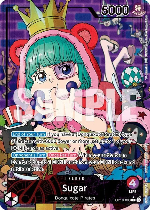 Sugar Alt Art OP10-003 One Piece card from Royal Blood