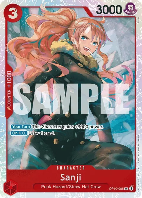 Sanji OP10-005 One Piece card from Royal Blood