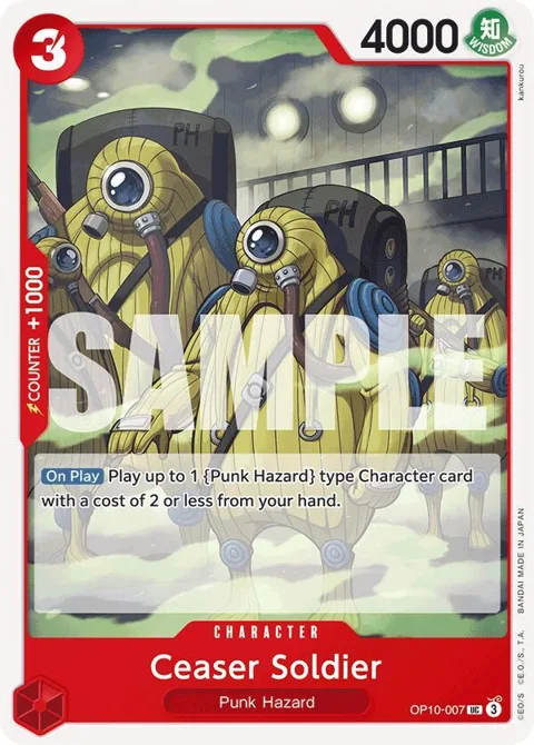 Ceaser Soldier OP10-007 One Piece card from Royal Blood
