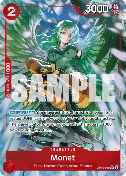 Monet Alt Art OP10-016 One Piece card from Royal Blood