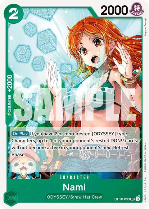 Nami OP10-033 One Piece card from Royal Blood