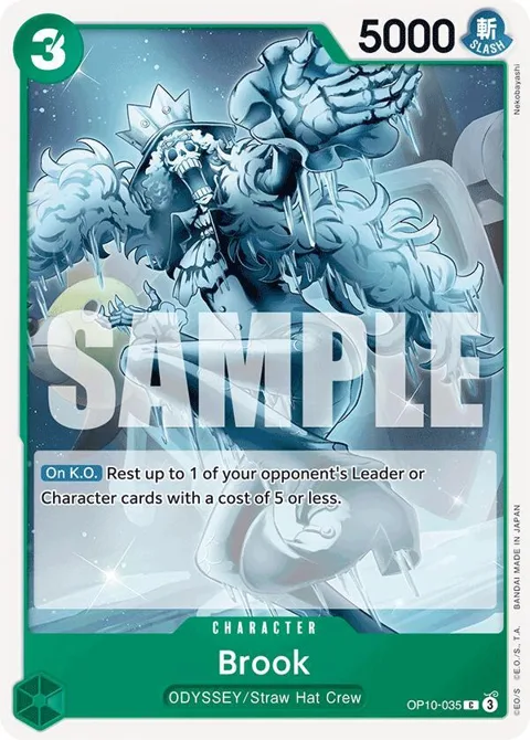 Brook OP10-035 One Piece card from Royal Blood