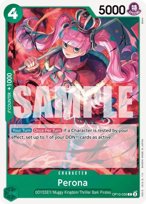 Perona OP10-036 One Piece card from Royal Blood
