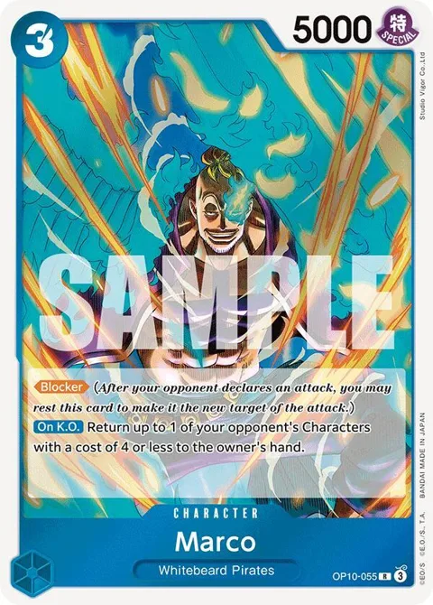 Marco OP10-055 One Piece card from Royal Blood