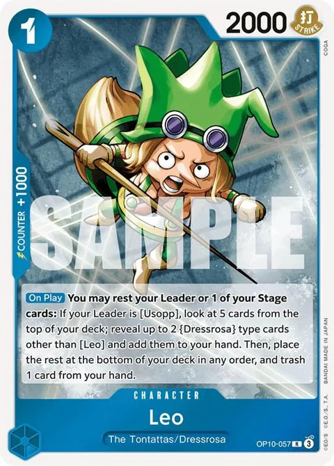 Leo OP10-057 One Piece card from Royal Blood