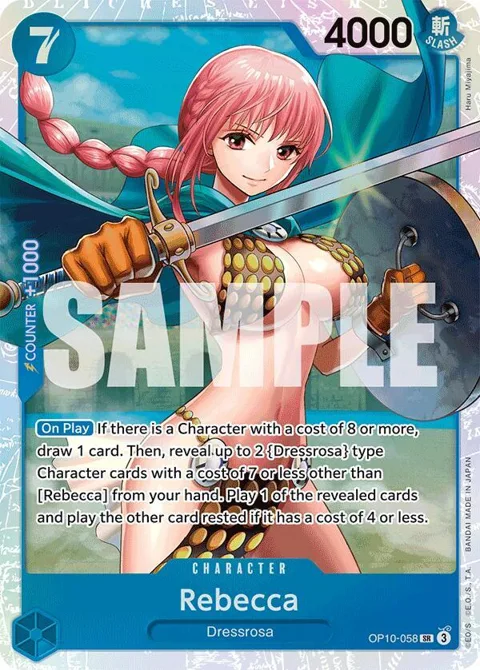 Rebecca OP10-058 One Piece card from Royal Blood