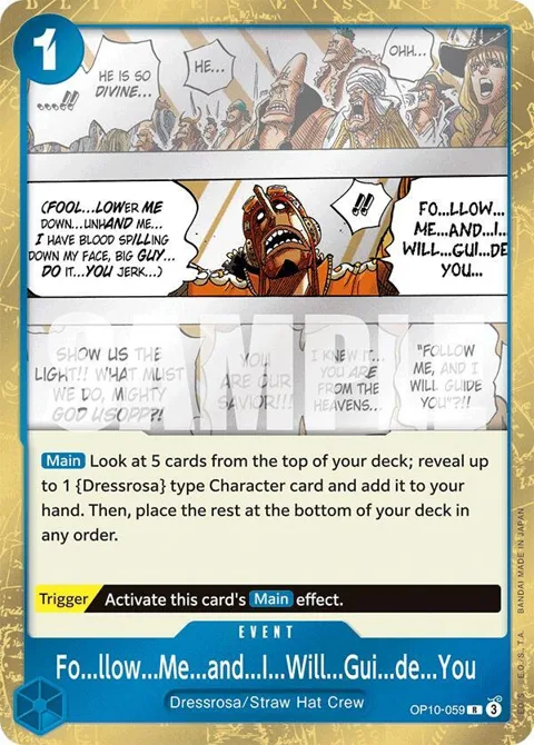 Fo...llow...Me...and...I...Will...Gui...de...You OP10-059 One Piece card from Royal Blood