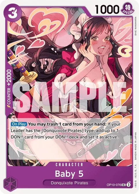 Baby 5 OP10-076 One Piece card from Royal Blood