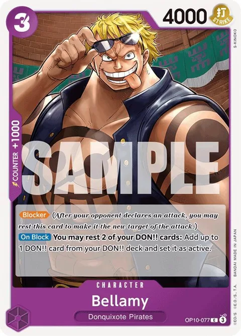 Bellamy OP10-077 One Piece card from Royal Blood