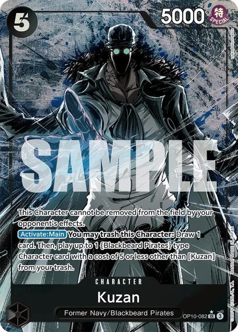 Kuzan Alt Art OP10-082 One Piece card from Royal Blood