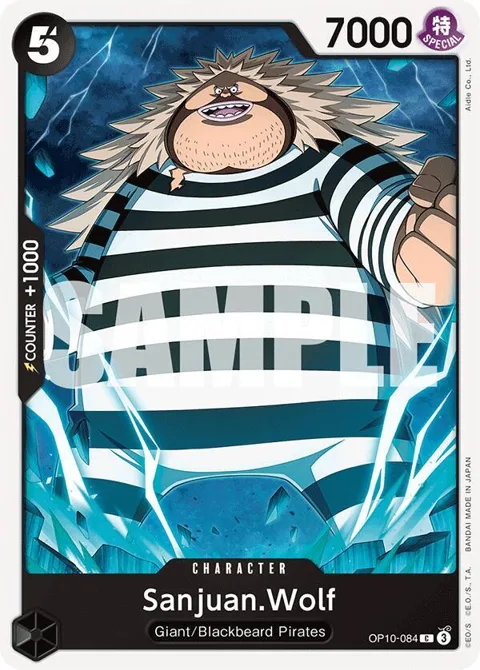 Sanjuan.Wolf OP10-084 One Piece card from Royal Blood
