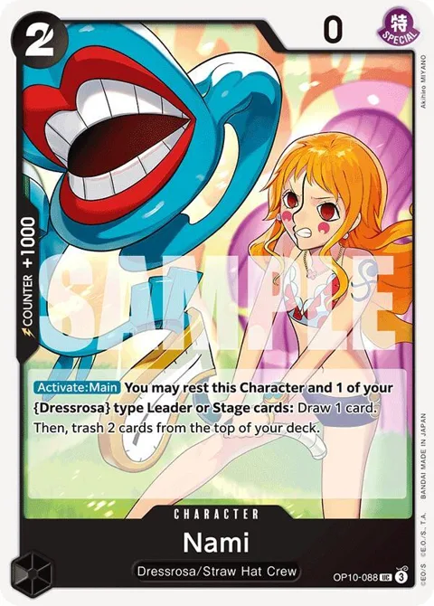 Nami OP10-088 One Piece card from Royal Blood