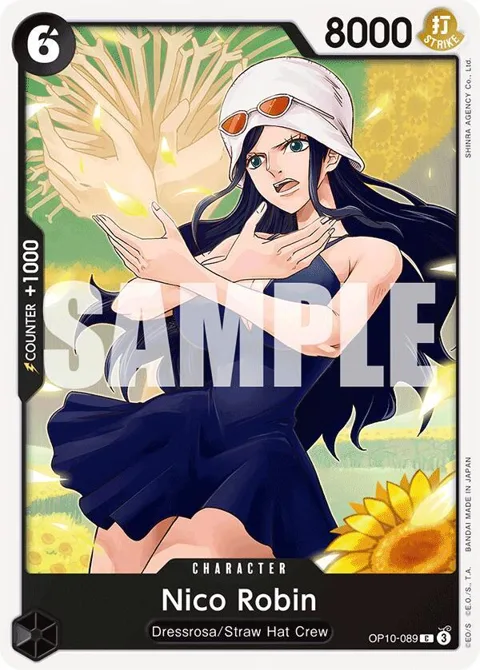 Nico Robin OP10-089 One Piece card from Royal Blood