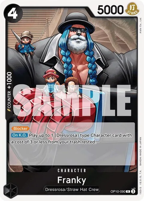Franky OP10-090 One Piece card from Royal Blood