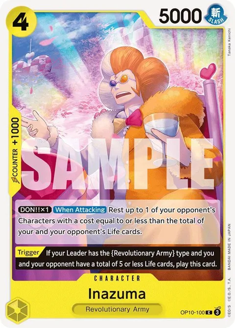 Inazuma OP10-100 One Piece card from Royal Blood