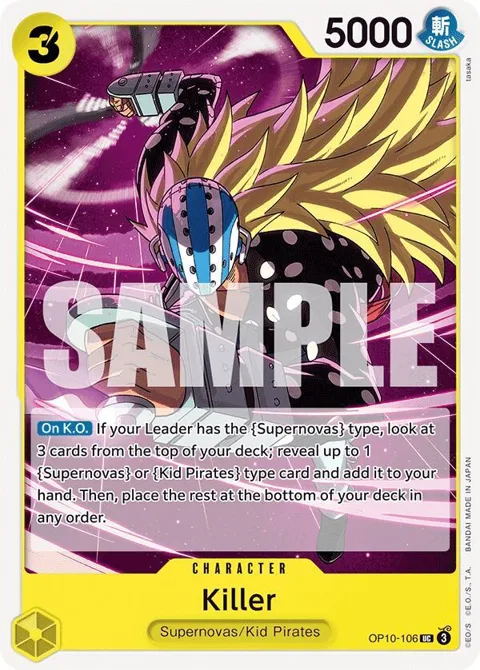 Killer OP10-106 One Piece card from Royal Blood