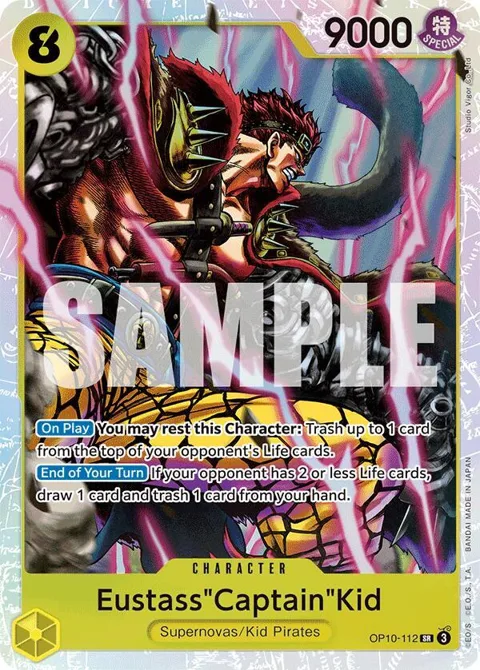 Eustass"Captain"Kid OP10-112 One Piece card from Royal Blood