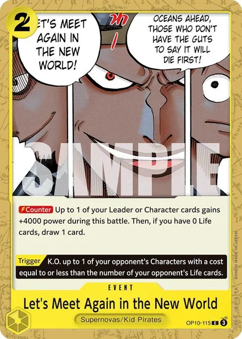 Let's Meet Again in the New World OP10-115 One Piece card from Royal Blood
