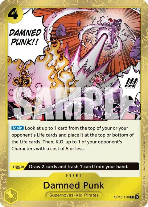 Damned Punk OP10-116 One Piece card from Royal Blood