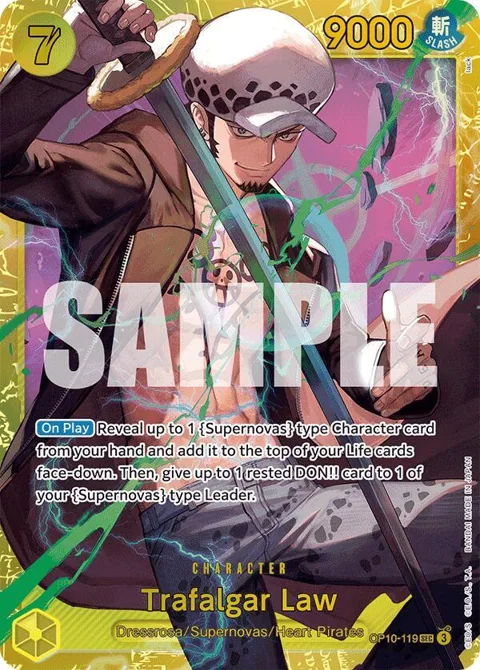 Trafalgar Law OP10-119 One Piece card from Royal Blood