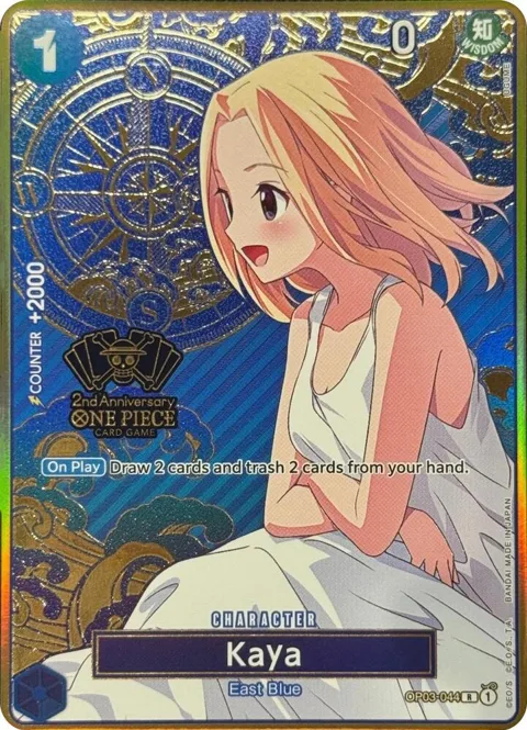 Kaya One Piece Japanese Version 2nd Anniversary Set OP03-044 One Piece card from One Piece Promotion Cards