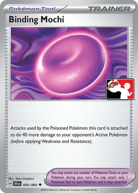 Binding Mochi #055/064 Pokémon card from Prize Pack Series Cards