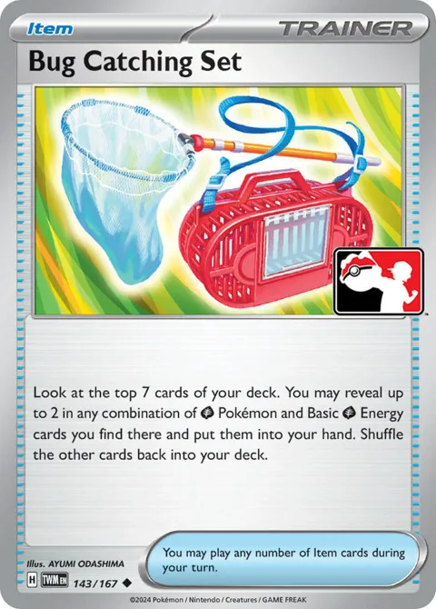 Bug Catching Set #143/167 Pokémon card from Prize Pack Series Cards