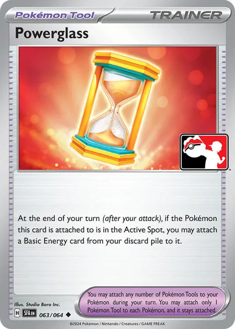 Powerglass #063/064 Pokémon card from Prize Pack Series Cards