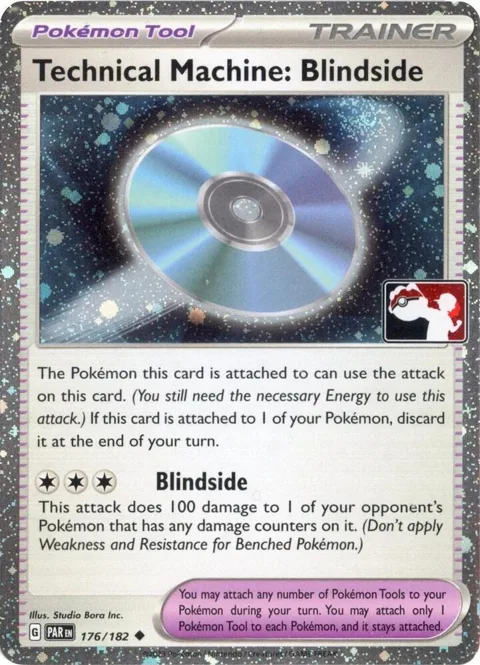 Technical Machine: Blindside - 176/182 Cosmos Holo #176/182 Holofoil Pokémon card from Prize Pack Series Cards