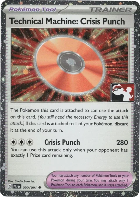 Technical Machine: Crisis Punch - 090/091 Cosmos Holo #090/091 Holofoil Pokémon card from Prize Pack Series Cards