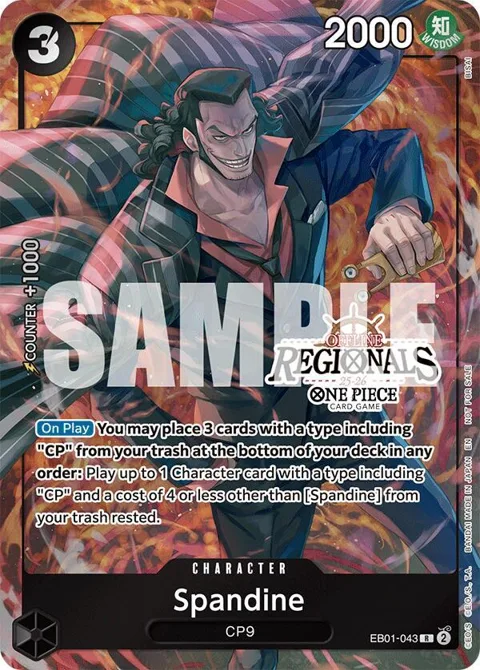 Spandine Offline Regional Participation Pack 2025 Vol.1 EB01-043 One Piece card from One Piece Promotion Cards
