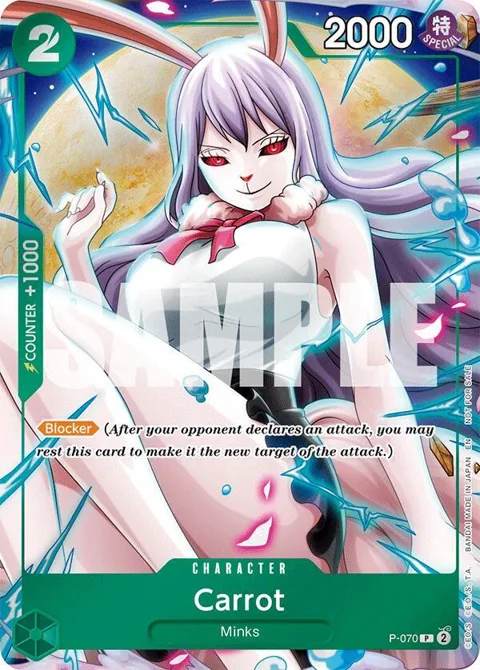Carrot Event Pack Vol. 6 P-070 One Piece card from One Piece Promotion Cards