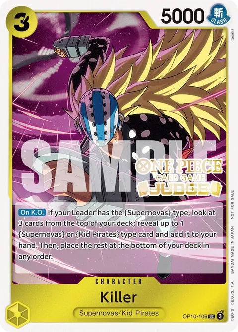 Killer Judge Pack Vol. 5 OP10-106 One Piece card from One Piece Promotion Cards