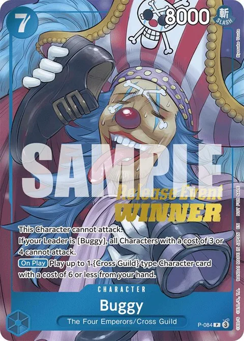 Buggy OP10 Release Event Winner P-084 One Piece card from One Piece Promotion Cards