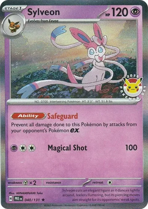 Sylveon - 040/131 Pokemon Day #040/131 Holofoil Pokémon card from Miscellaneous Cards & Products