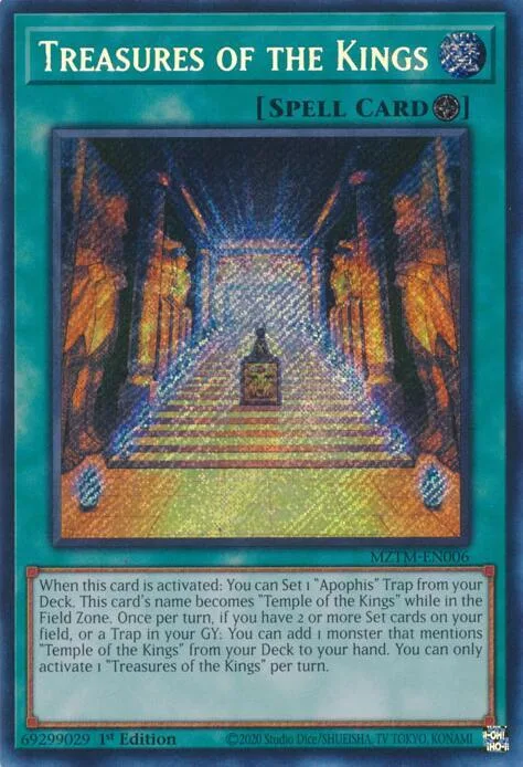 Treasures of the Kings MZTM-EN006 Yu-Gi-Oh card from Maze of the Master