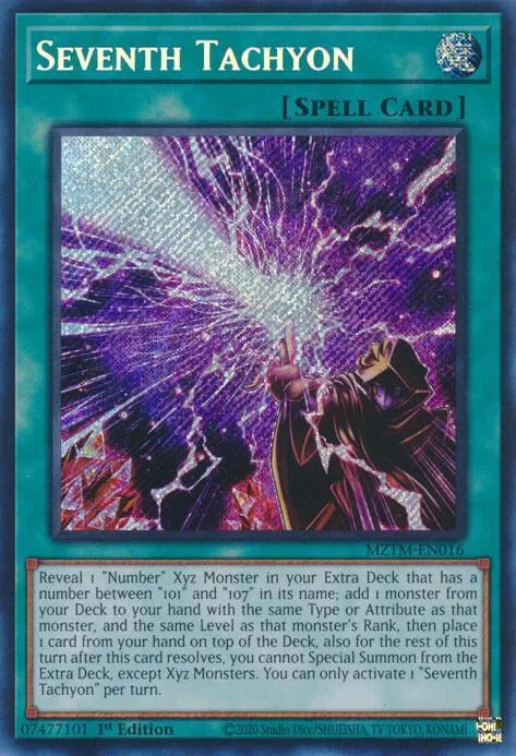 Seventh Tachyon MZTM-EN016 Yu-Gi-Oh card from Maze of the Master